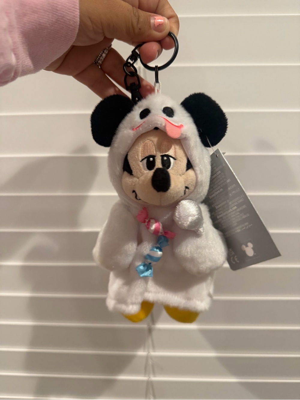 Disney halloween Mickey Mouse Ghost Plush Keychain